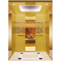 Пассажирский лифт Лифт Высокое качество Золото Зеркало травленная Aksen Ty-K158